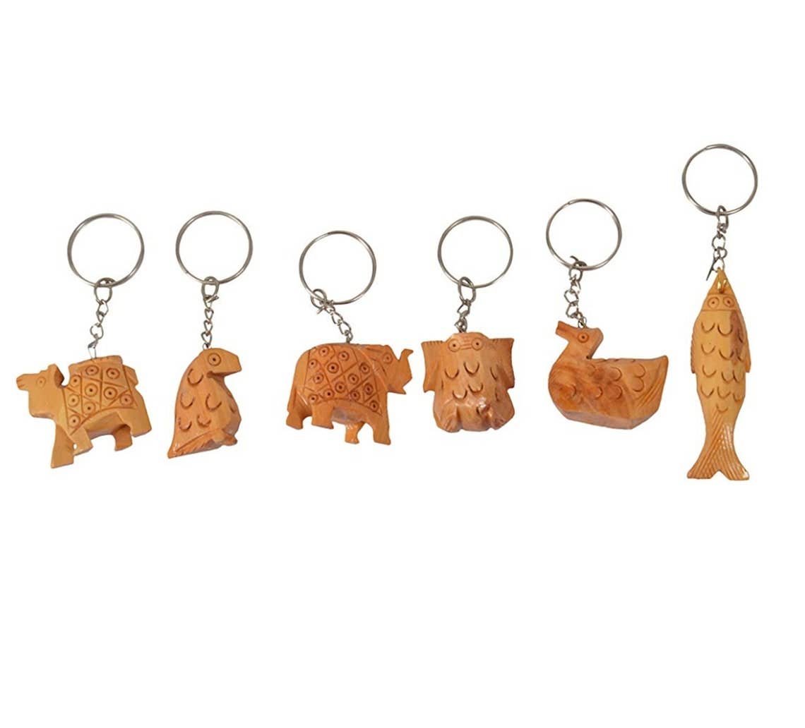 Keeraft - Venta al por mayor Llavero - Unisex - Llavero de Madera Artesanal al Por Mayor1