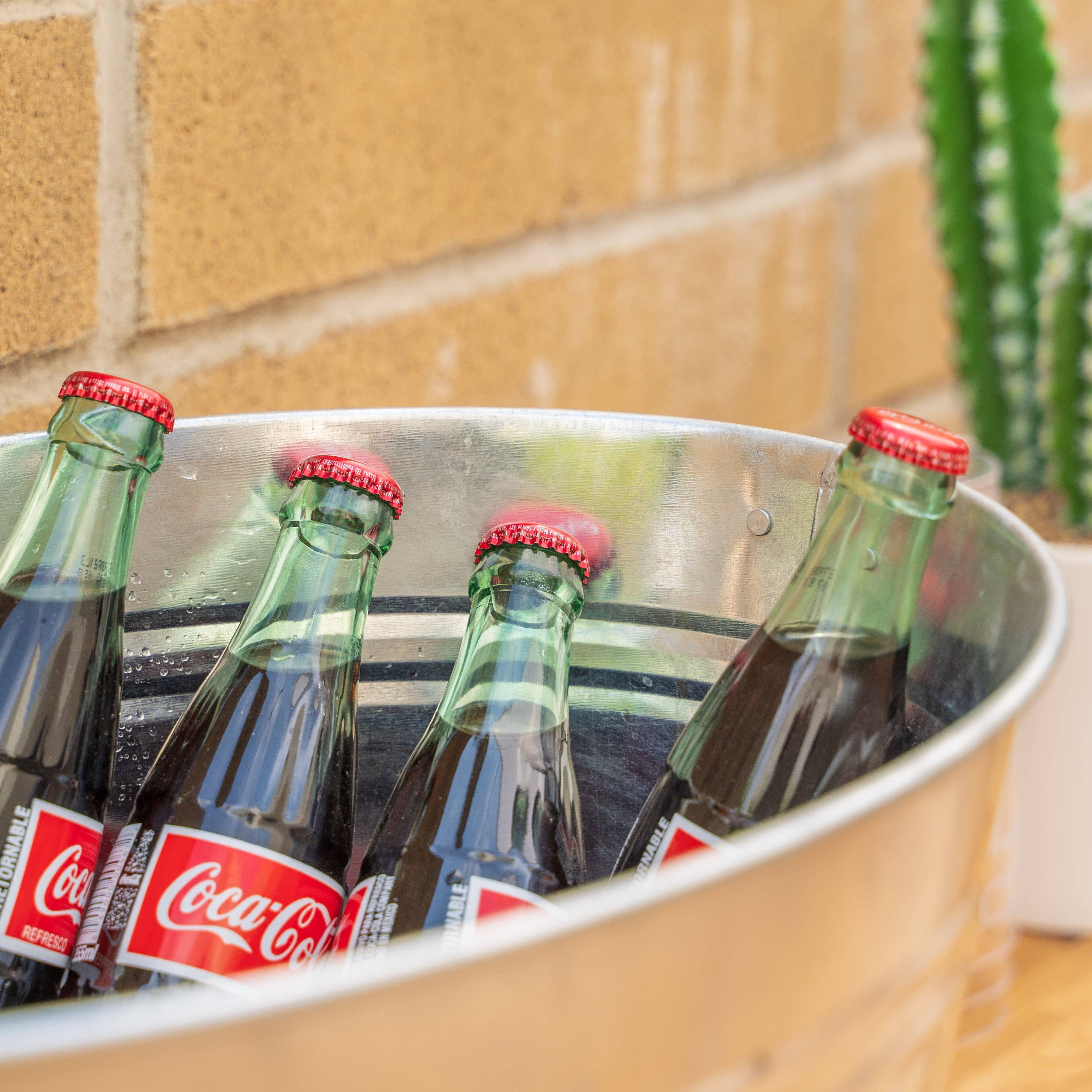 Portofino International Trading, USA - Vente Glacière/sac isotherme - Cuve à boisson galvanisée — 6 gallons5