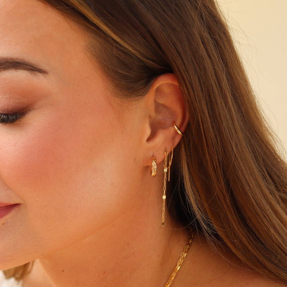 Token Jewelry - Wholesale Huggie Earrings - Helix Huggies1