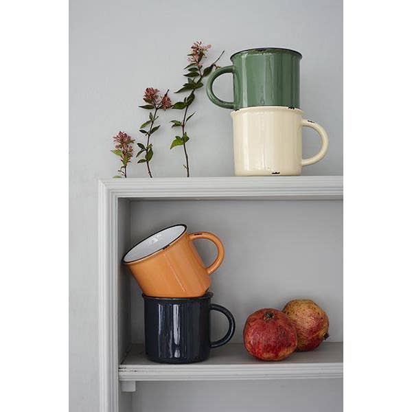 Canvas Home - Wholesale Coffee Mug - Tinware Collection Cream Mugs, Set of 47