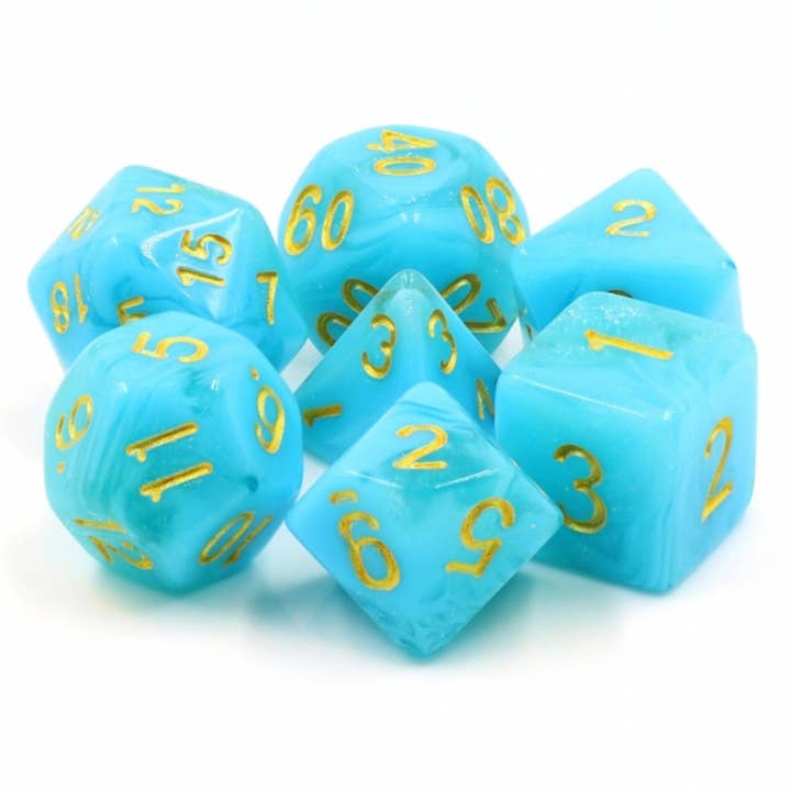 Foam Brain Games - Wholesale Dice - Atlantis RPG Dice Set