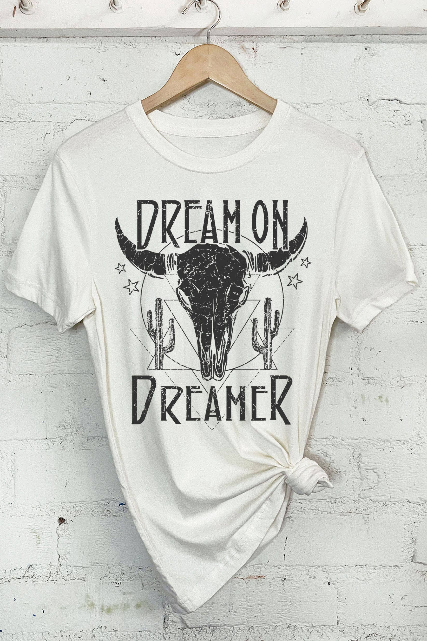 Rustee Clothing - Wholesale Screen Printed T-Shirt - Women's - DREAM ON DREAMER3