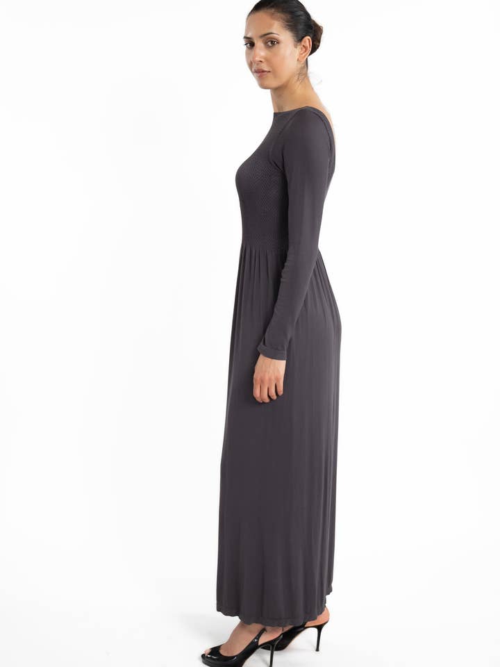 ELIETIAN - Wholesale Dress - Women's - Long Sleeve Maxi Dress5
