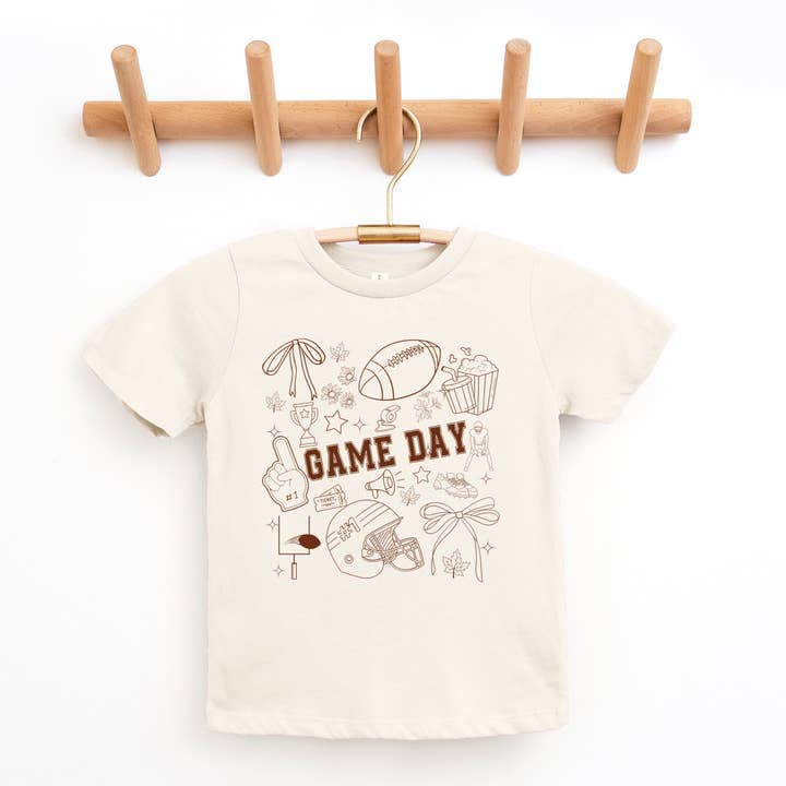 Fodboldkampdag Collage - Børne- og Ungdoms T-shirt med Korte Ærmer og Småbørns T-shirt med Korte Ærmer for engroshandel hos The Juniper Shop Wholesale