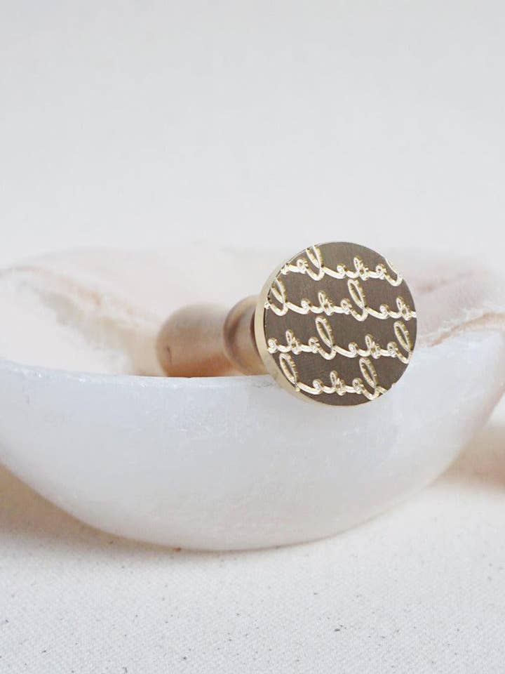 Love Letter wax stamp for wholesale by Made of Honour Co.