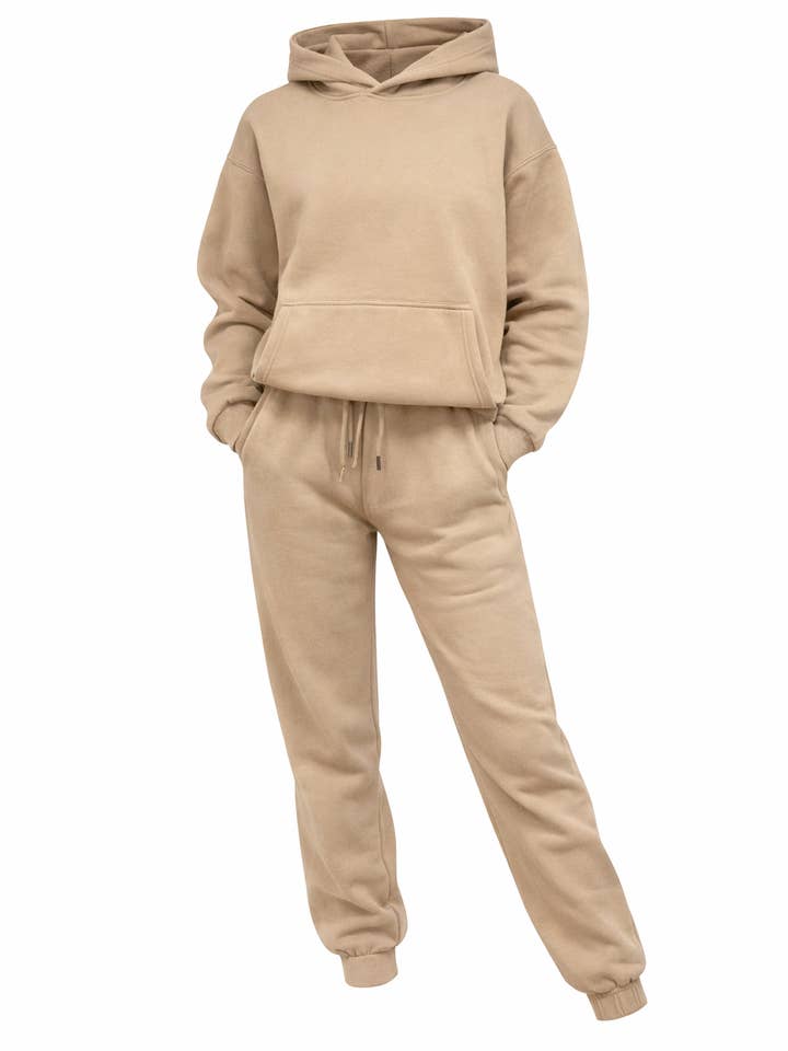 Laid Back Lounge Set Latte for wholesale by PRIV Collections