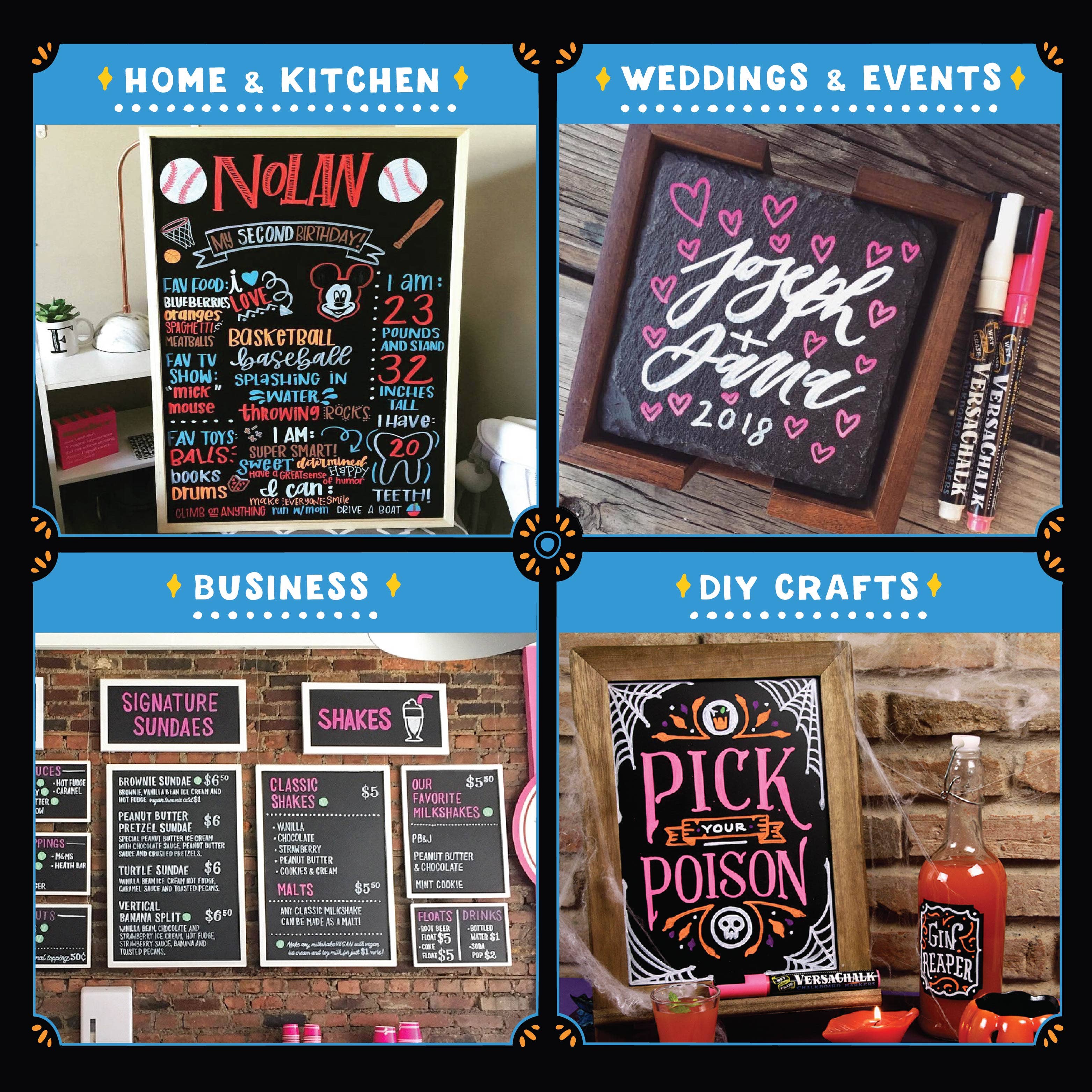 VersaChalk - Wholesale Marker - Neon Liquid Chalk Markers10