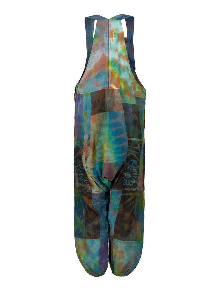 Wicked Dragon Clothing – wholesale Overalls – Women's – Bodhi patchwork harem dungarees