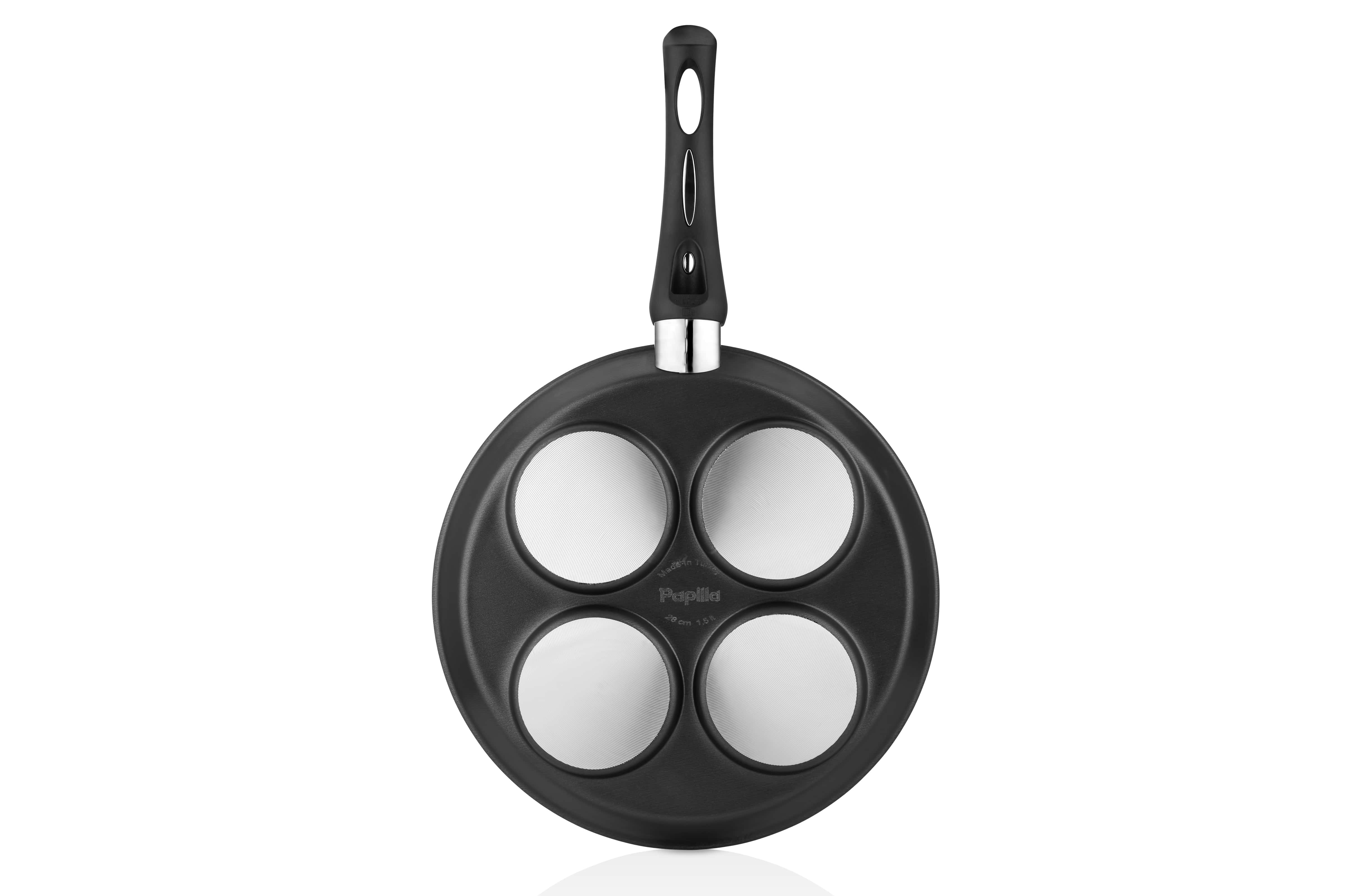 Black 11-inch Nontoxic & Nonstick Burger, Blini & Pancake Pan | Pa for wholesale on Faire2