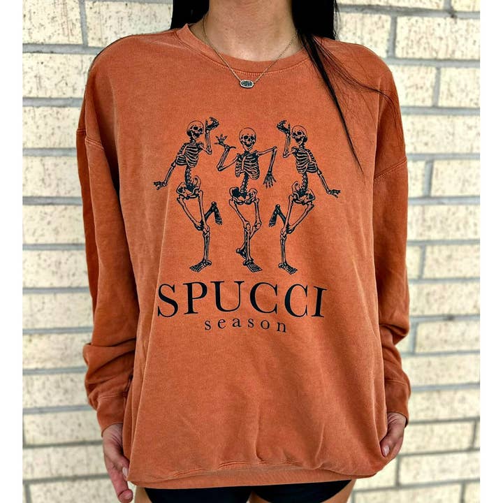 Spucci Halloween Tee or sweatshirt for wholesale by Gabriel Clothing Co