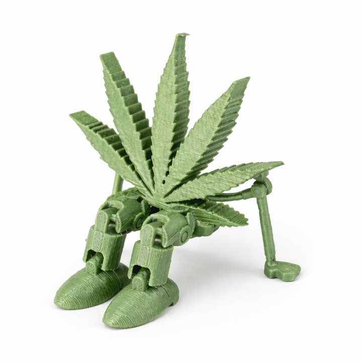 420 Decorazione da Scrivania | Decorazione da Mensola con Foglia di Cannabis | Stampa 3D per la vendita all'ingrosso da parte di Bub's Trading Post