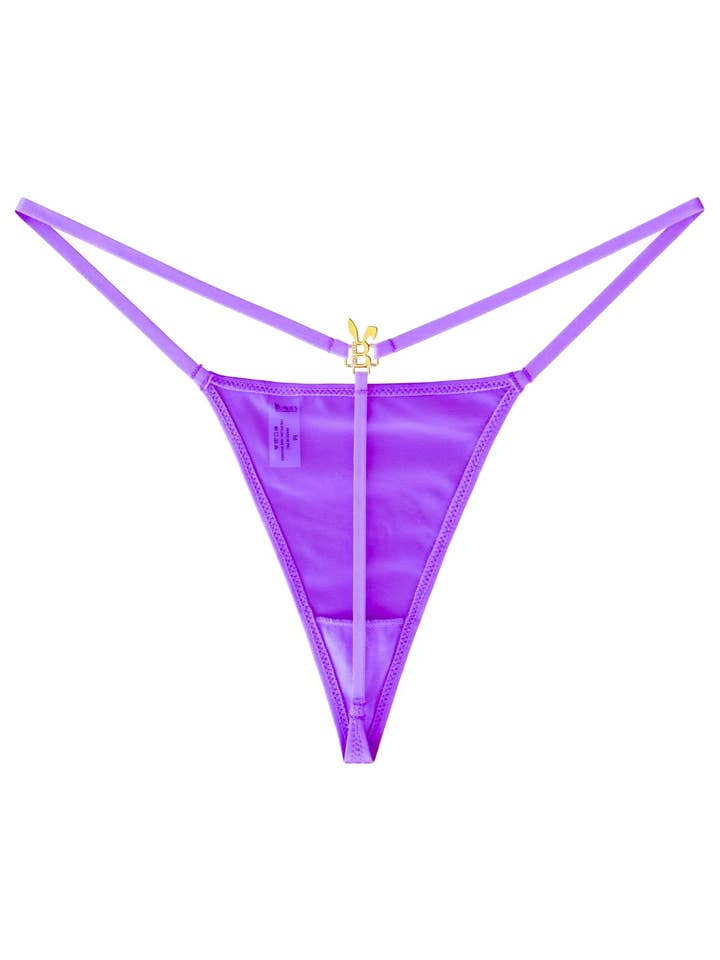 BUNNIES ROOM - Wholesale Underwear - Women's - G-STRING IN PURPLE