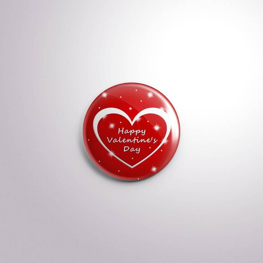 Exchangeables Badge Reels - Wholesale Lapel Pin/Button - Exchangeable Badge Button Valentines Day5
