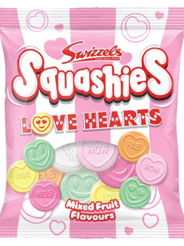 Squashies Love Hearts for wholesale by Sweet On You