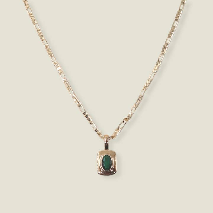 Bardot Necklace - Emerald for wholesale by May Martin