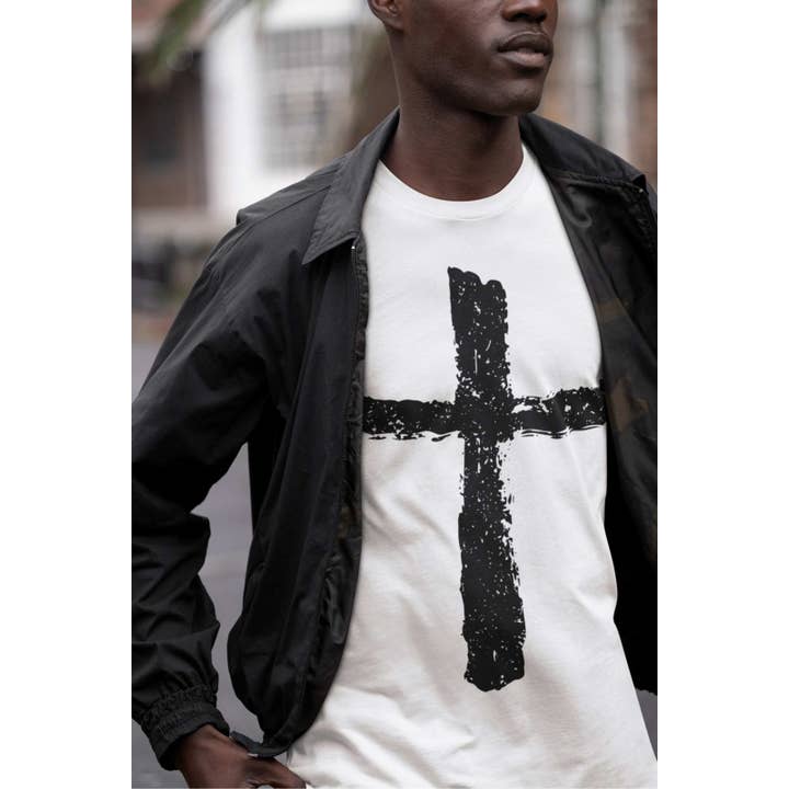 God is Good All the Time Christian Cross Crew T-shirt | CA for wholesale by Ohhh So Swag