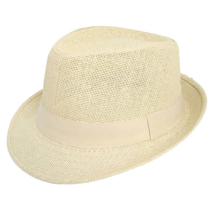 SP Sophia Collection - Wholesale Fedora - Women's - Fashion Paper Braid Panama Fedora Hat 6