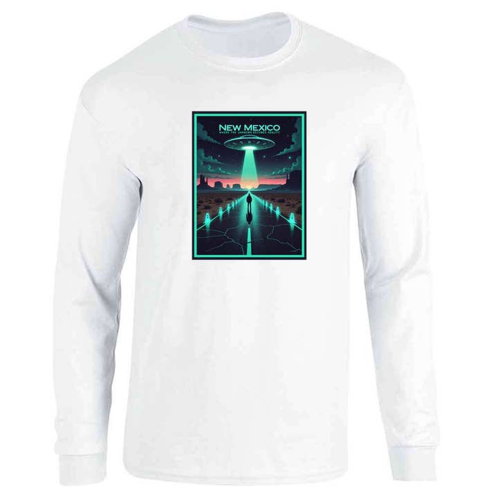 New Mexico Där Okänt Blir Verklighet Långärmad för wholesale av Pop Threads
