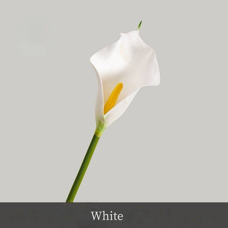 ACNITE(We cover U.S. import duties) - Vendita all'ingrosso Fiori finti - Giglio calla artificiale effetto reale per decorazione casa e fiori decorativi0