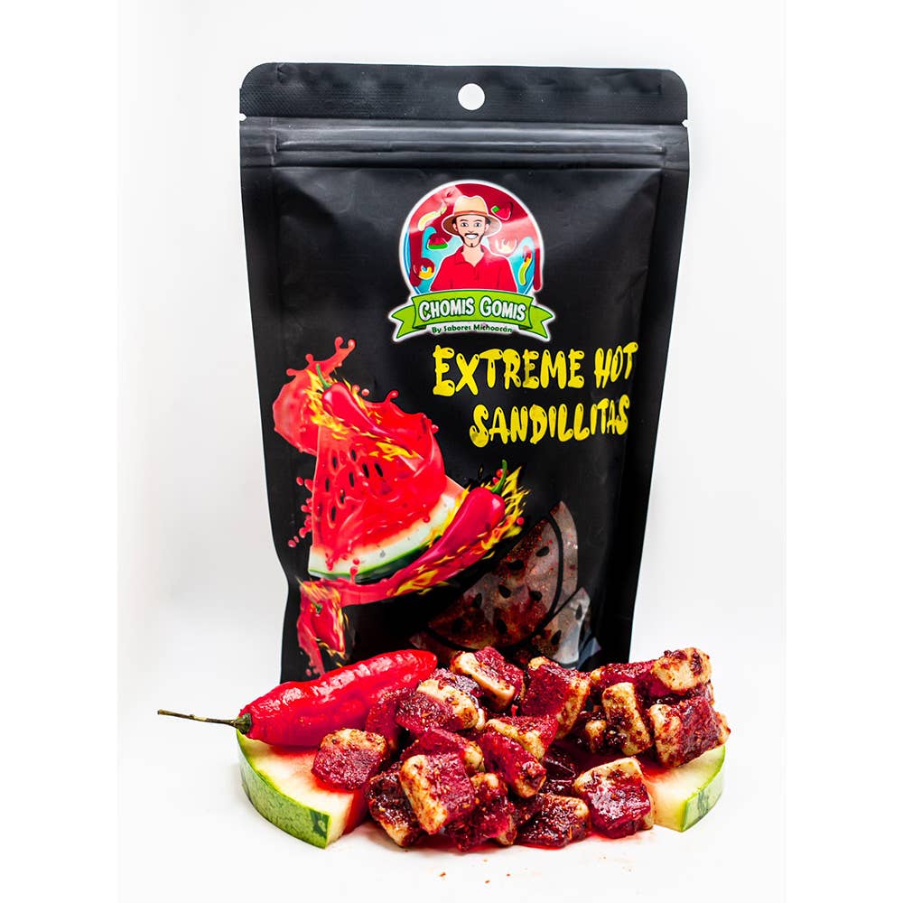 Extra Hot Watermelon Chamoy Gummies – Sandillitas Locas for wholesale by Chomis Gomis