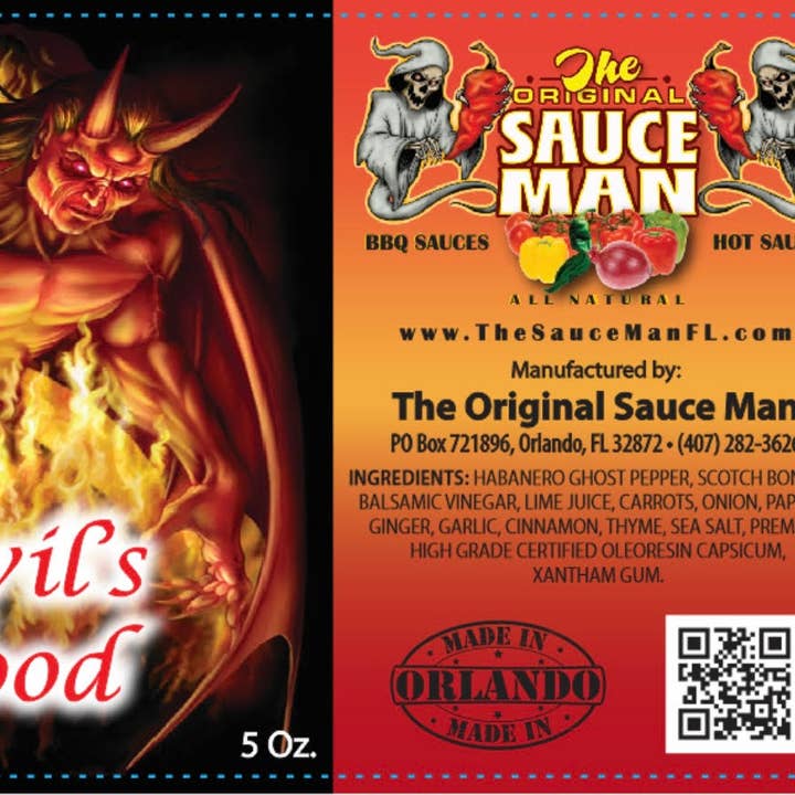 The Original Sauce Man – wholesale Hot sauce – Devils Blood
