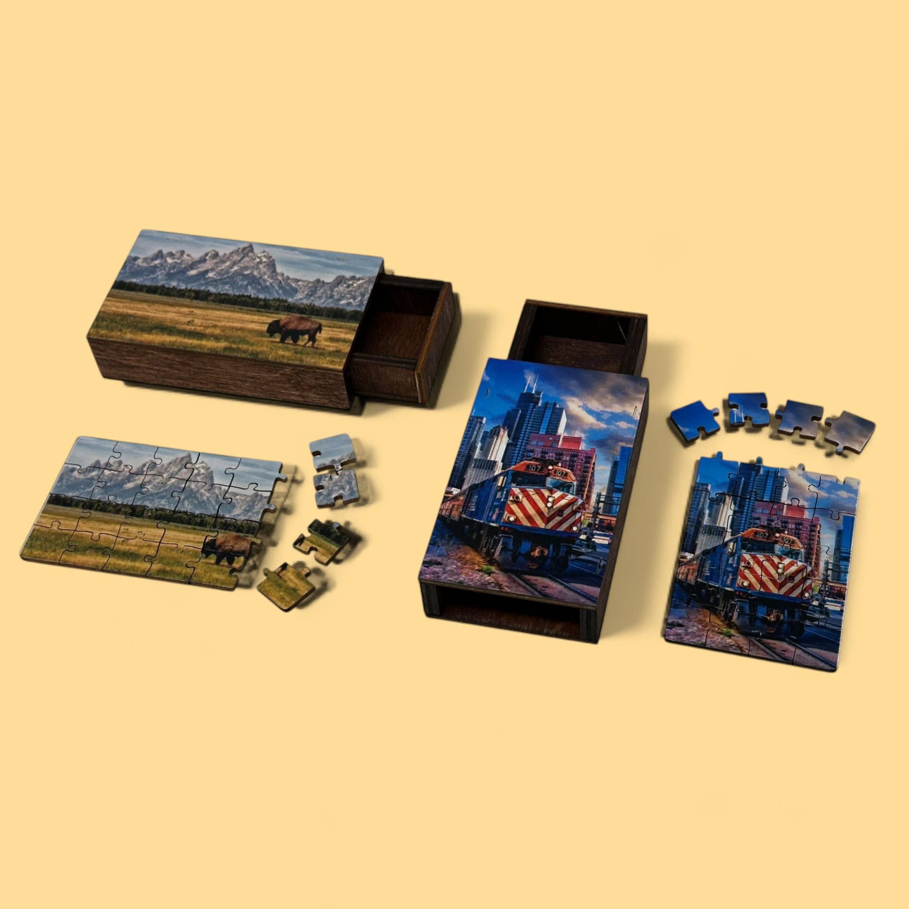 Ingeneius - Wholesale Puzzle - Adult - Wooden Keepsake Box with Puzzle - Custom17