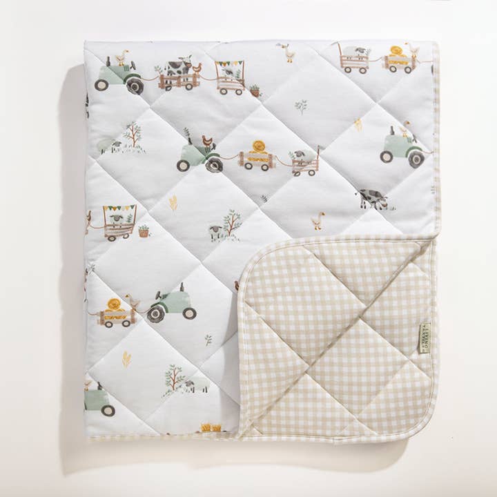 Cot Comforter - Tractor Ride and other Purchase Wholesale caravan bedding. Free Returns & Net 60 Terms on Faire trending on Faire.