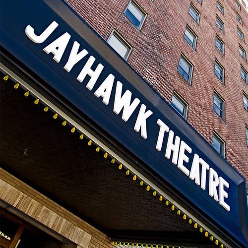 Jayhawk Theatre onderzetter voor wholesale door South Austin Gallery