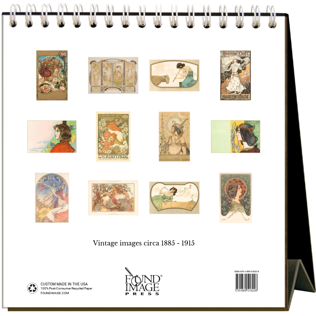 Wholesale 2025 Art Nouveau Easel Desk Calendar for your store Faire