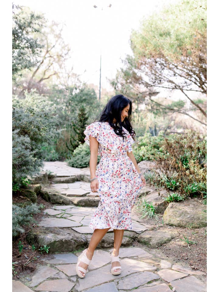 Peony Alley - Vendita all'ingrosso Vestito - Donna - Abito longuette floreale Alina7