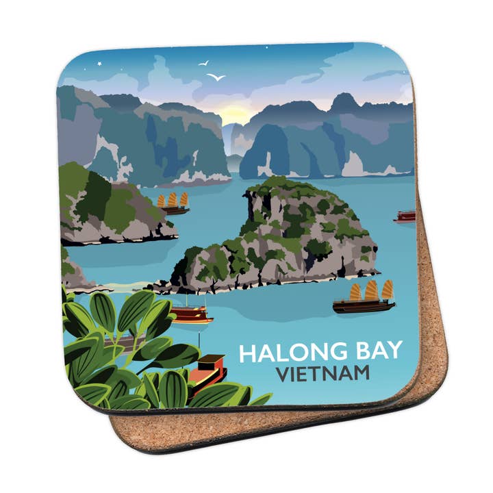 Tabitha Mary – Engroshandel Kunsttryk – Halong-bugten, Vietnam Print, Viskestykke, Kort & Gaver4