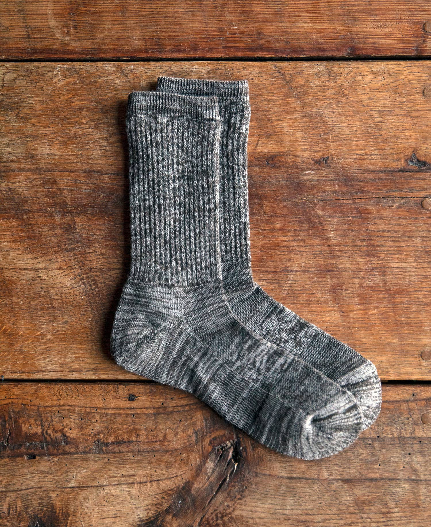 Green Cove Collective - Wholesale Socks - Unisex - Commonwealth Light Crew - Brown Marl