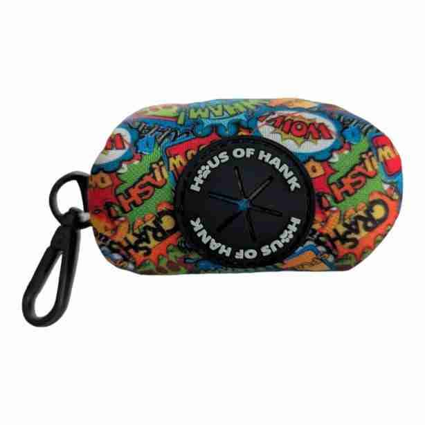 Portasacchetti per Escrementi Superpup Comic per la vendita all'ingrosso da parte di Haus of Hank