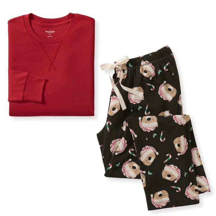 Candy Cane Bears Matching Family Pajamas
 for wholesale by Burt's Bees Baby
