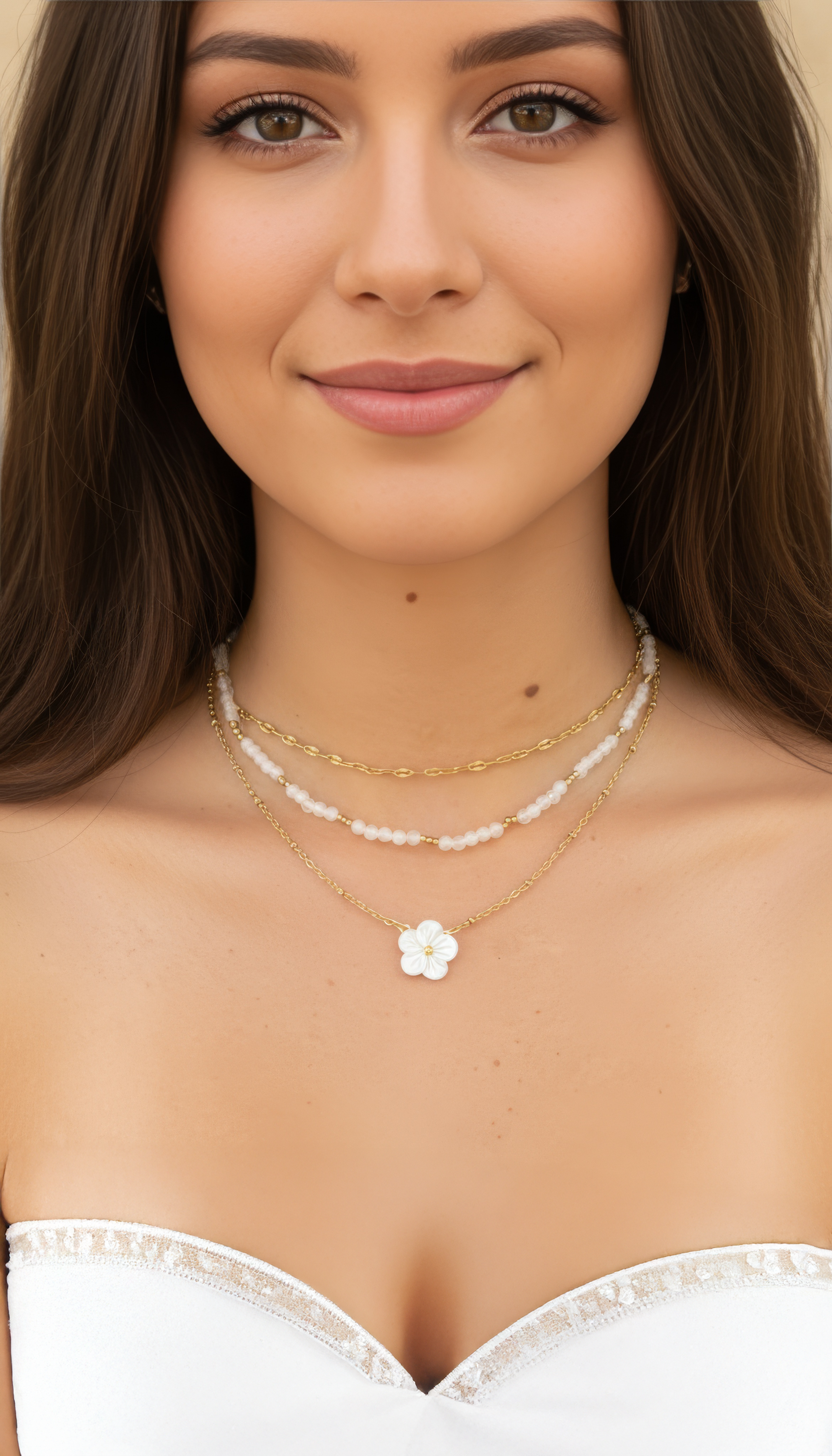 Soul Charms - Wholesale Choker/Collar - Birthstone Gemstone Choker Necklace, Waterproof 18K Gold3