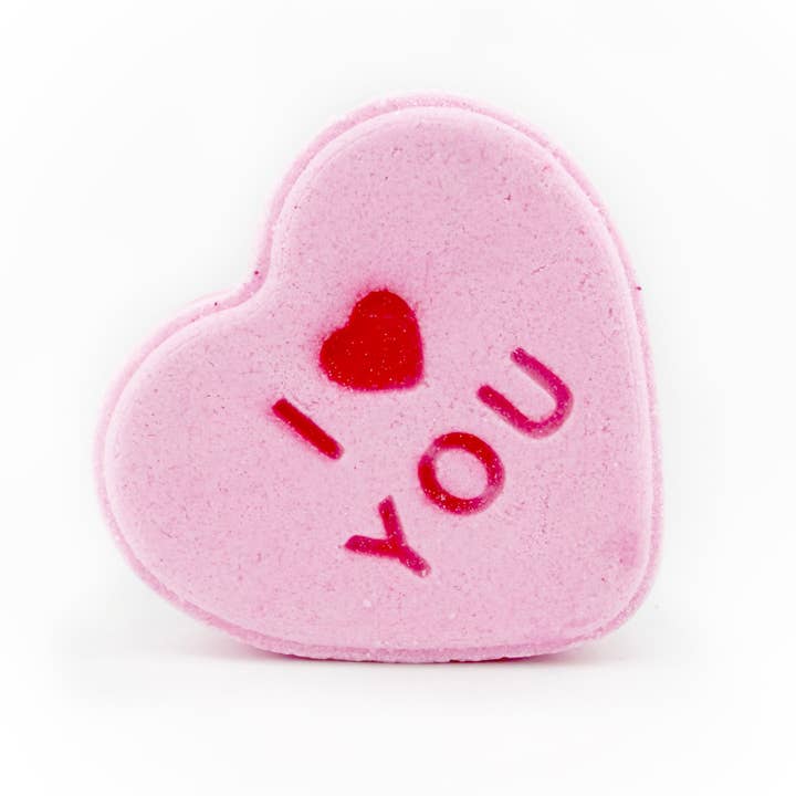 Conversation Heart PRIZE Bath Bombs for wholesale by Sweet Bath Co