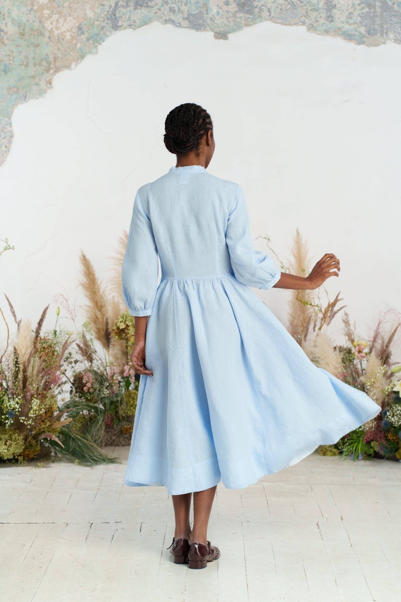 Son de Flor - Wholesale Dress - Women's - Jasmine Dress, 3/4 Sleeve6