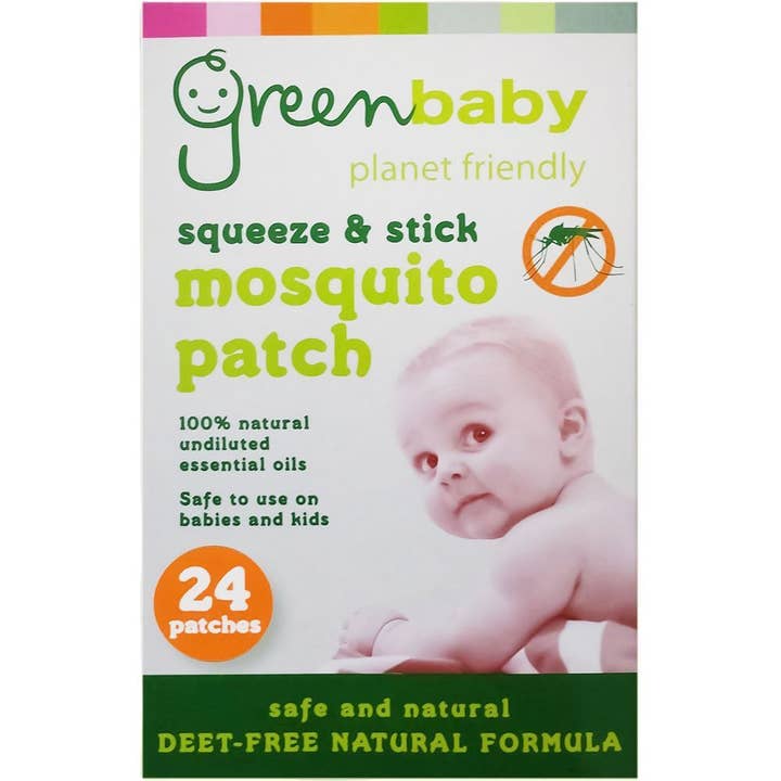 Green Baby Mosquito and Insect Repellent Patches, Deet Free for wholesale by VIE
