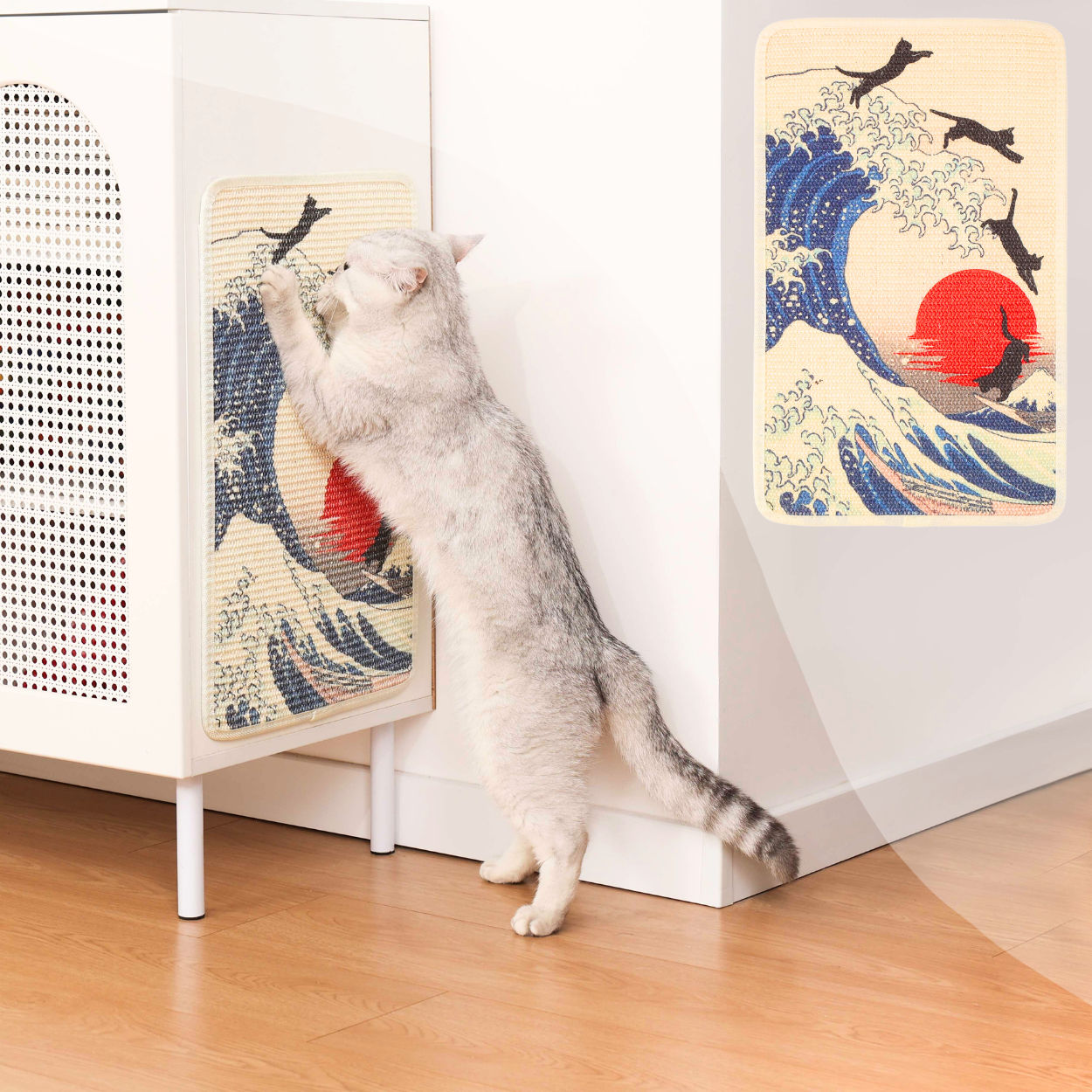 Furrther - Wholesale Pet Scratcher - Cat - Art-Inspired Natural Sisal Scratching Mat9