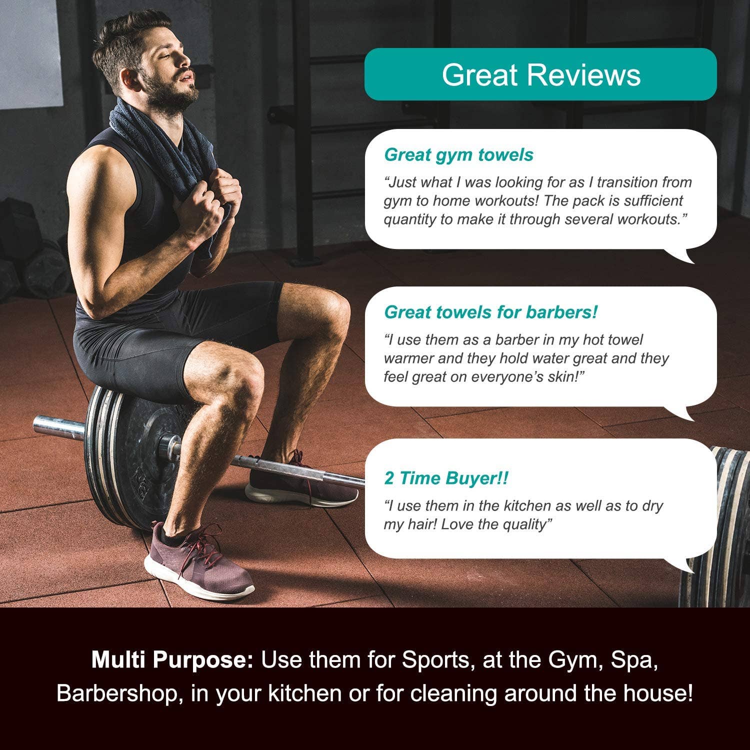 Arkwright Home - Wholesale Hand Towel - Hand Towels CASE of 180 - 16 x 27 Microfiber - Color Options31