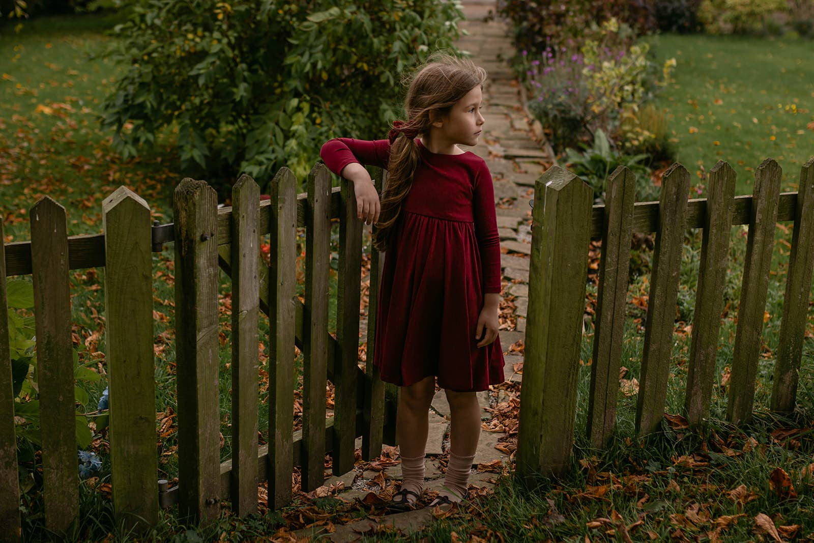 Floras – wholesale Dress – Kids – Twirl Dress - Mulberry18