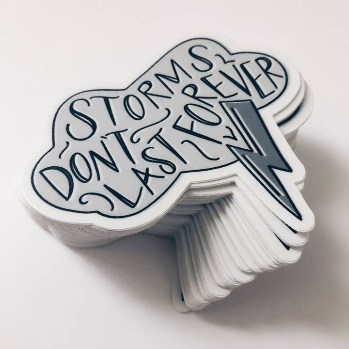 Studio 336 – Engroshandel Klistermærke – Storme ikke sidste Forever Sticker2