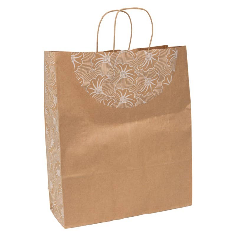 Deffrennes - Wholesale Gift Bag - Kraft paper bag Flowers 34x14x39.50