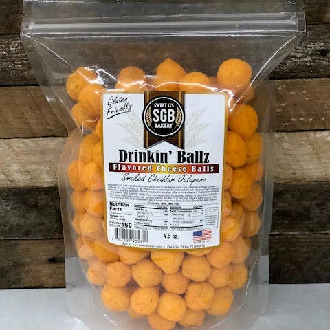 Sweet G's Bakery - Drinkin’ Pretzels™ - Wholesale Puffed Snack - Assortment #CB-5 Flavored Cheese Balls (30 - 4.5oz Bags)2