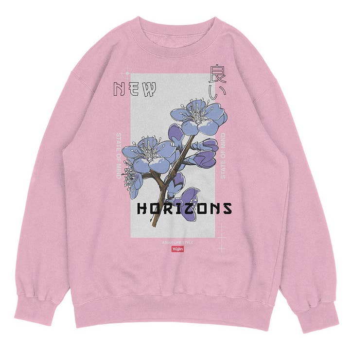 Horizons Sweatshirt for wholesale by YUJIN CLOTHING