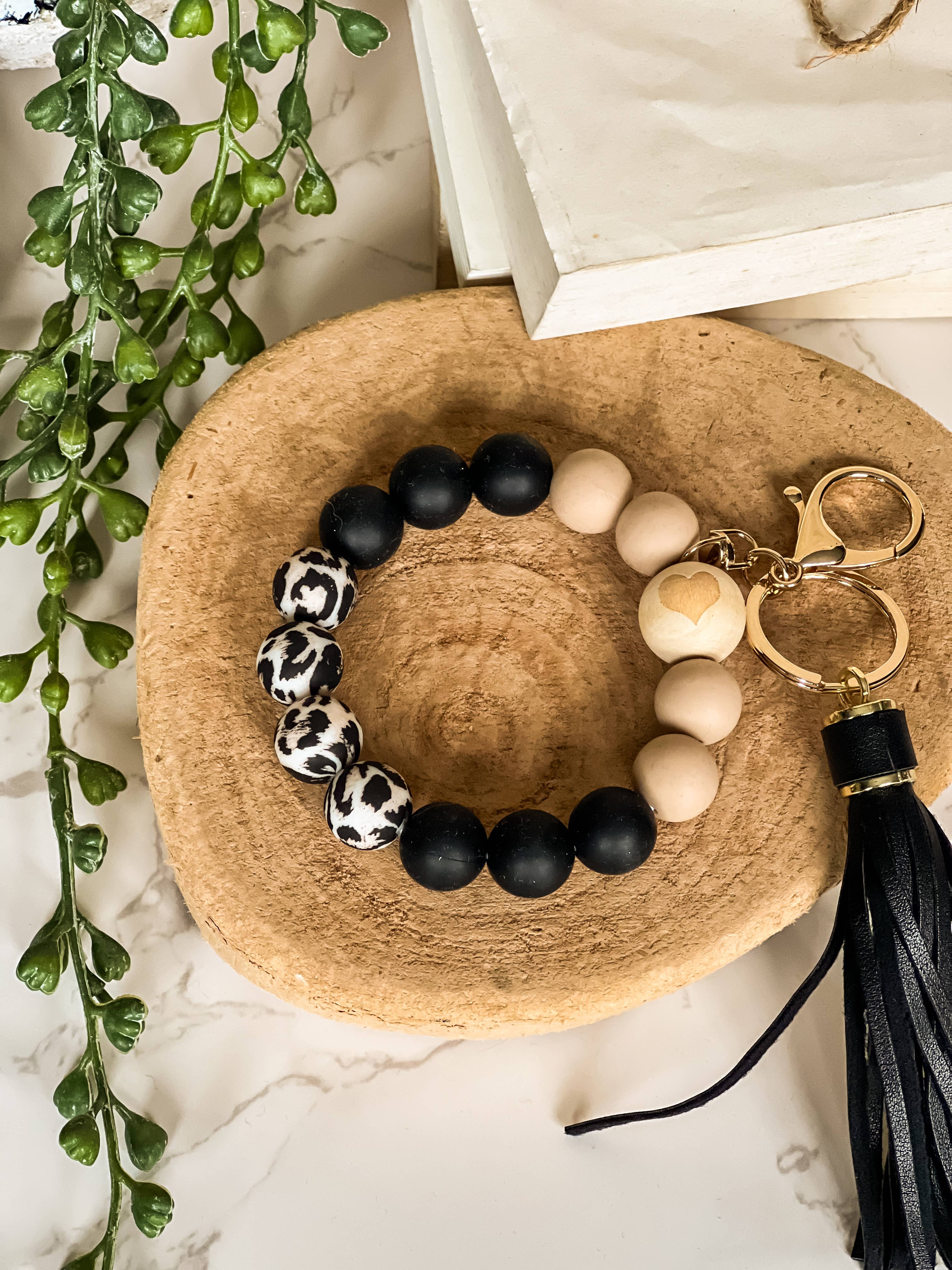 The Inspiration Haven - Vente Porte-clés – femme - Porte-clés bracelet en perles de silicone1