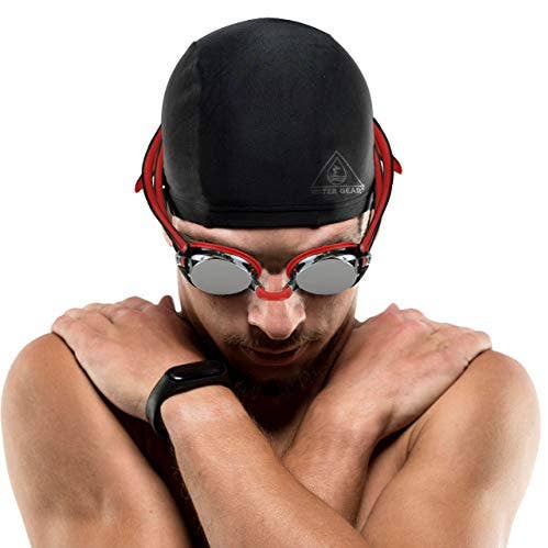 Gafas de natación Water Gear Metallic Vision, antivaho para venta al por mayor de Water Gear