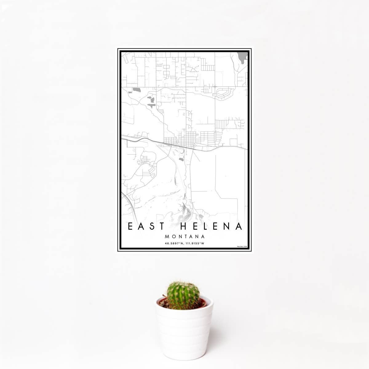 JACE.design - Wholesale Art Print - East Helena MT Map Print Classic0