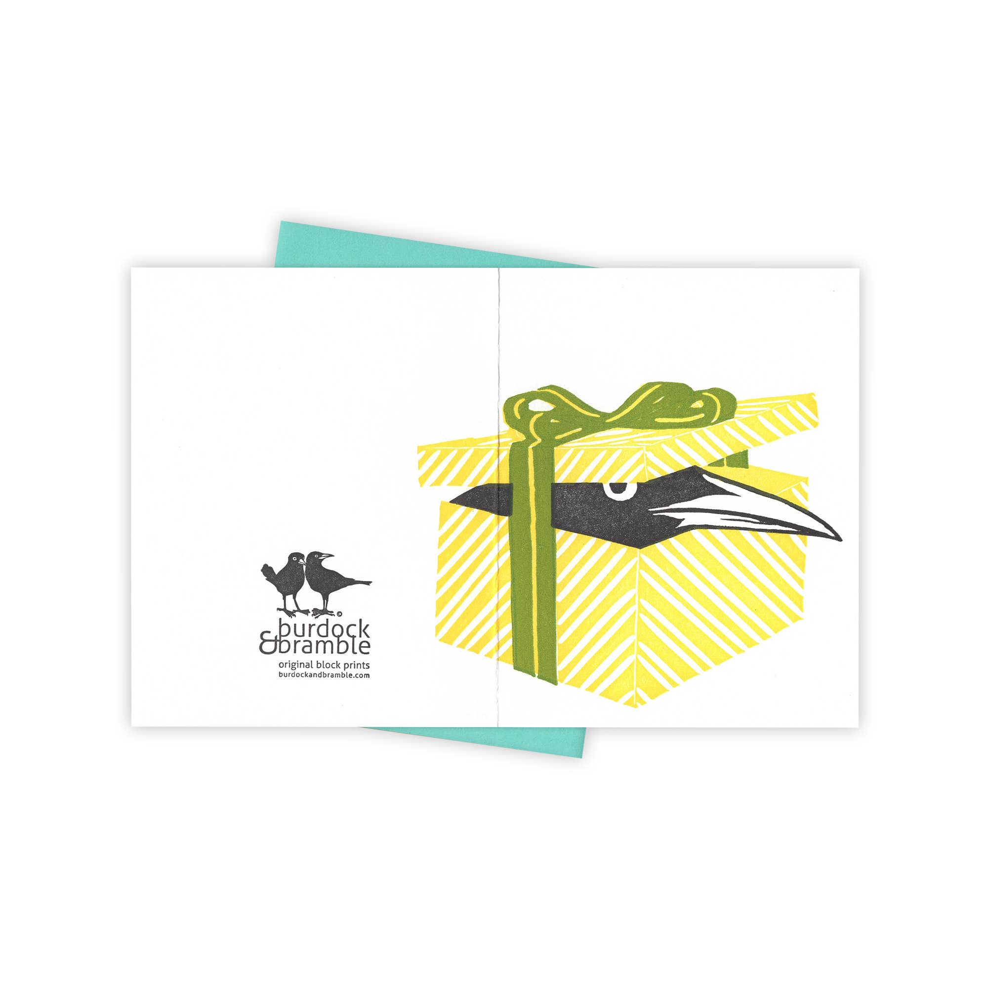 Burdock & Bramble - Vente Carte de vœux classique - Carte de grackle emballée cadeau1