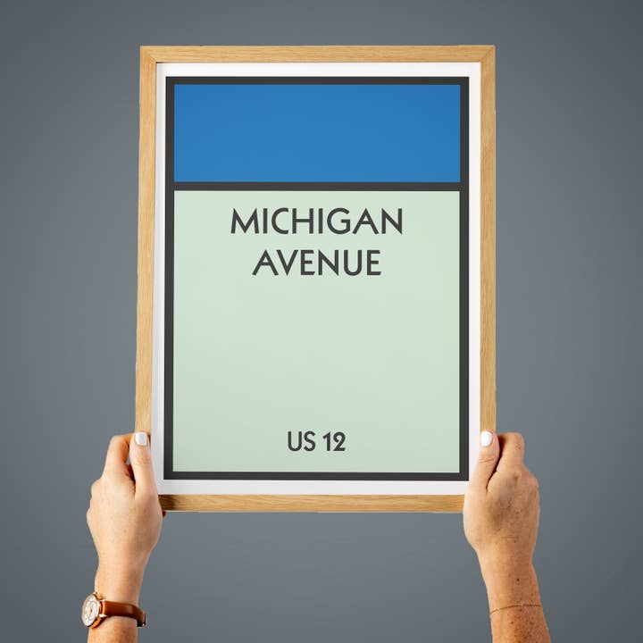 Monopoly Game Board Art Print - Customizable, Personalized for wholesale by Designs by Rebecca Goldberg